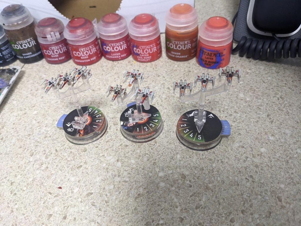 Star Wars Armada: Painting the X Wing&nbsp;(T-65)